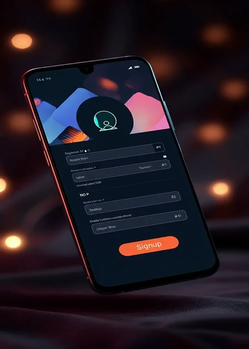 Interfaccia di registrazione rapida di Friday Roll Casino con smartphone e tablet